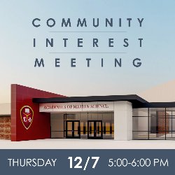Community Meeting 12/7 5-6pm